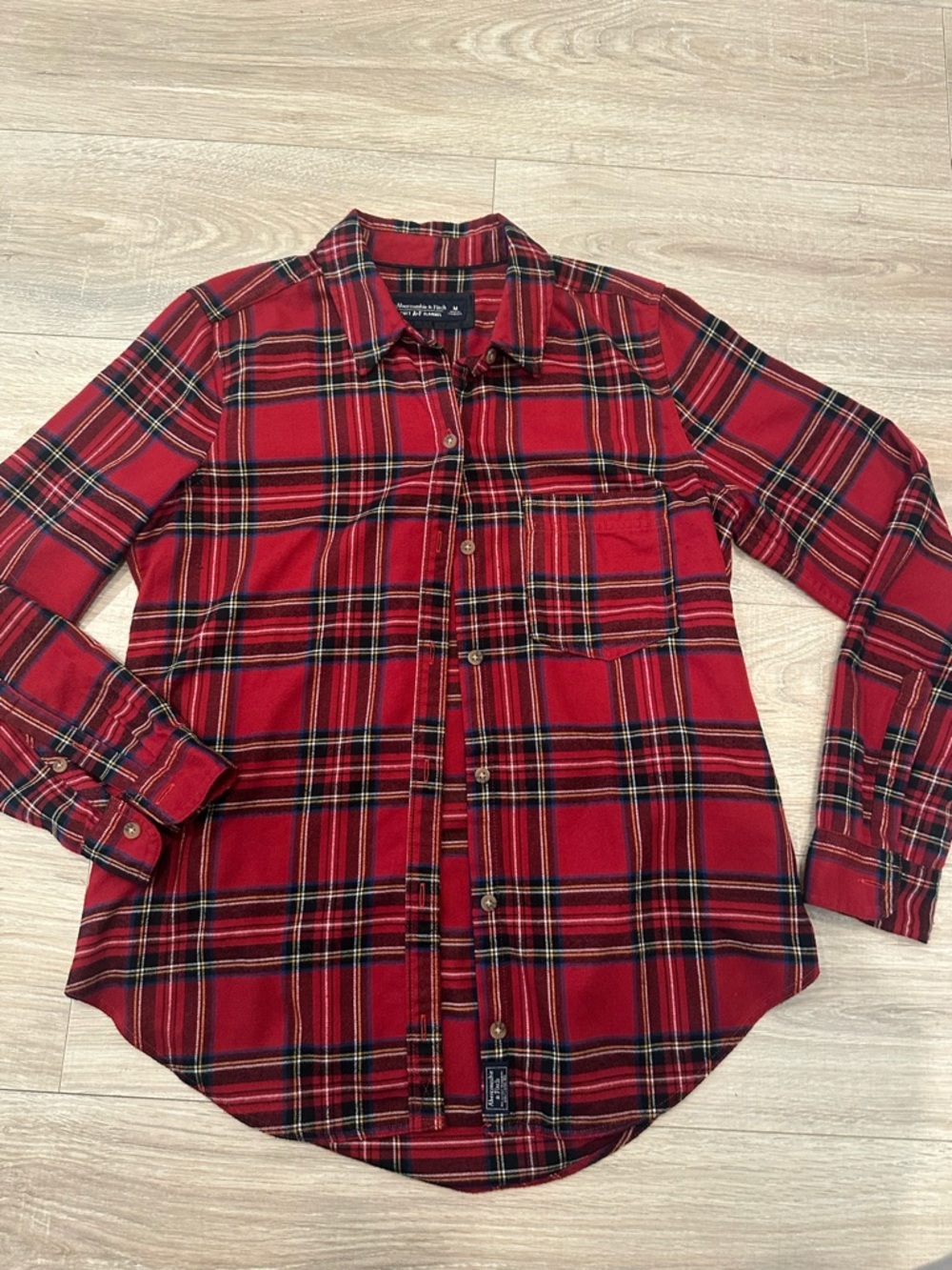 Abercrombie & Fitch- Soft A&F- Flannel- SZ m